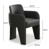 Leo Performance Vegan Leather Dining Chair by TOV Furniture at Eve Furniture