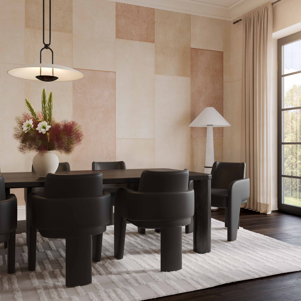 Leo Performance Vegan Leather Dining Chair by TOV Furniture at Eve Furniture