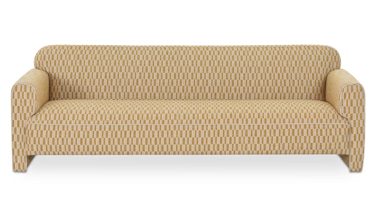 Leo Sofa Chartreuse by Moe's Home at Eve Furniture