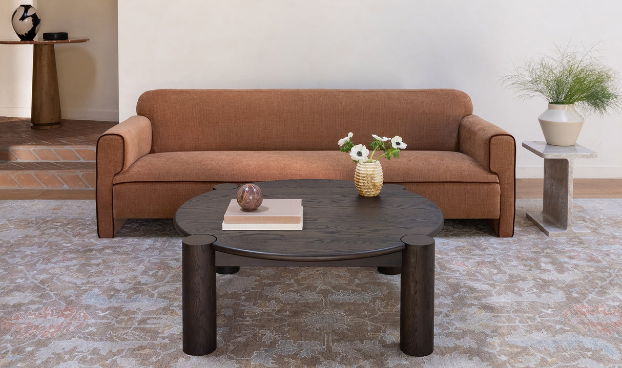 Leo Sofa Light Brown by Moe's Home at Eve Furniture