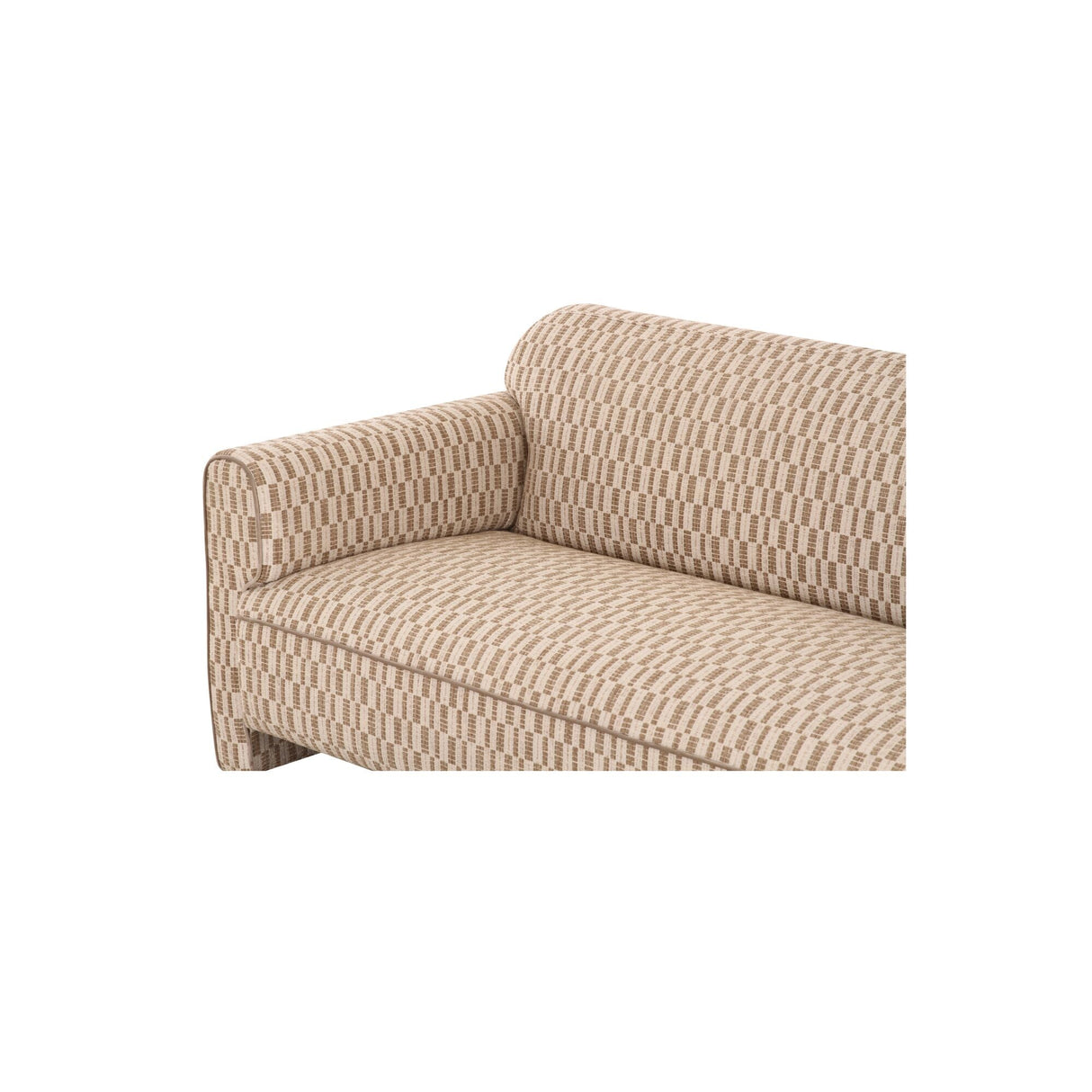 Leo Taupe Sofa by Moe's Home at Eve Furniture