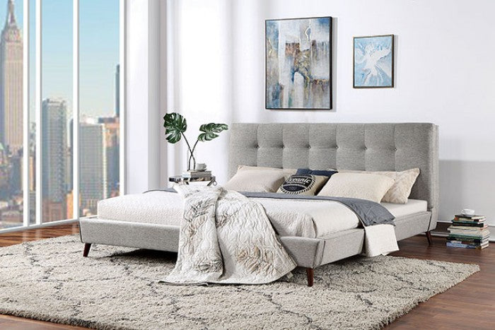 Leomin Gray California King Bed