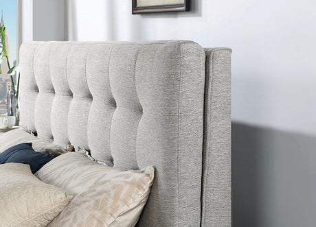 Leomin Gray King Bed by Furniture of America at Eve Furniture