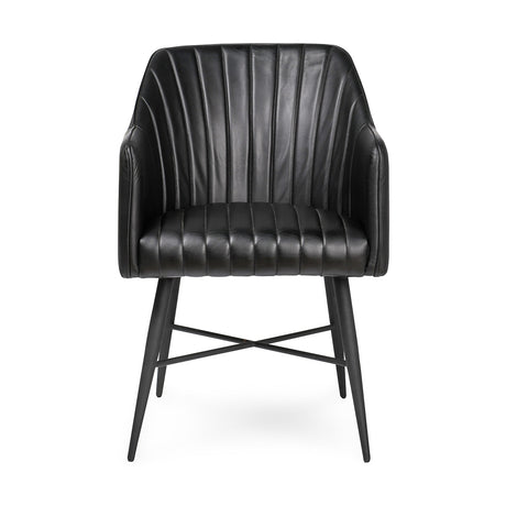 Leon Midnight Raven Dining Chair by Classic Home at Eve Furniture