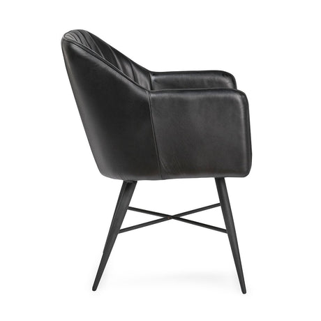 Leon Midnight Raven Dining Chair by Classic Home at Eve Furniture