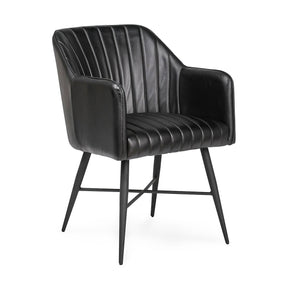 Leon Midnight Raven Dining Chair by Classic Home at Eve Furniture