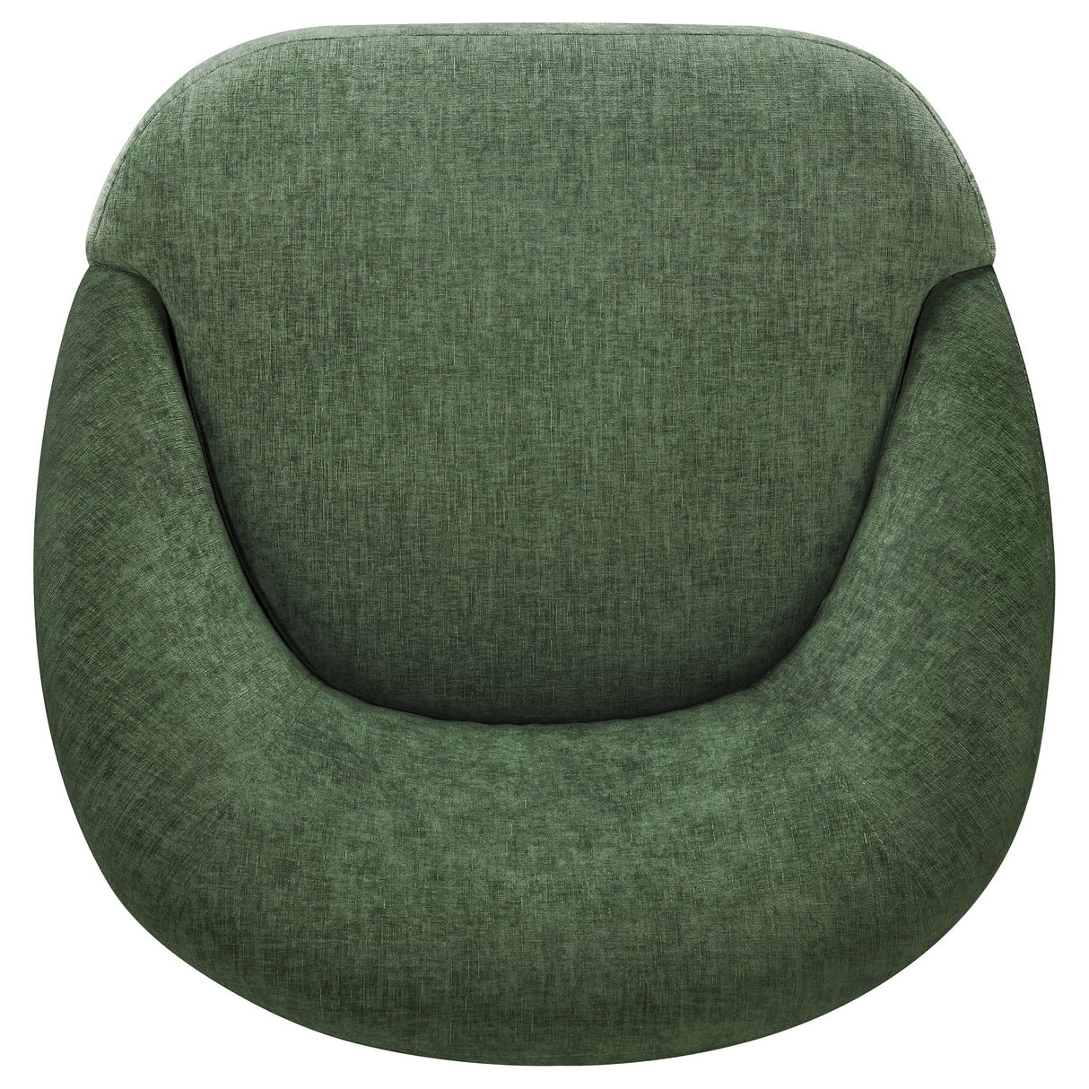 Leon Green Chenille Upholstered Swivel Accent Chair by Coaster at Eve Furniture