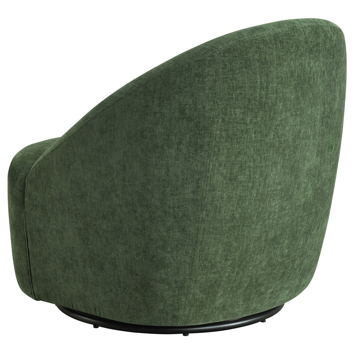 Leon Green Chenille Upholstered Swivel Accent Chair by Coaster at Eve Furniture