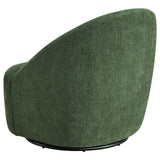 Leon Green Chenille Upholstered Swivel Accent Chair by Coaster at Eve Furniture