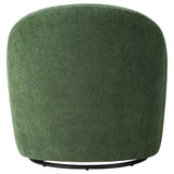 Leon Green Chenille Upholstered Swivel Accent Chair by Coaster at Eve Furniture