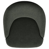 Leon Hunter Green Upholstered Accent Swivel Barrel Chair by Coaster at Eve Furniture