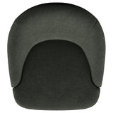 Leon Hunter Green Upholstered Accent Swivel Barrel Chair by Coaster at Eve Furniture