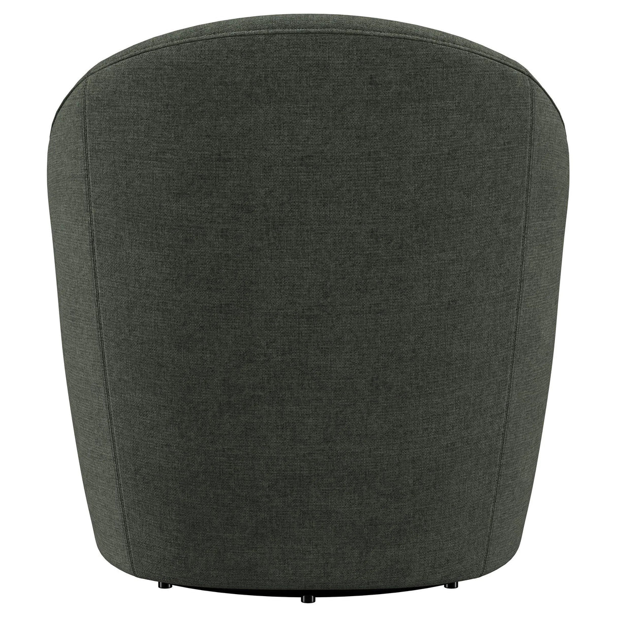 Leon Hunter Green Upholstered Accent Swivel Barrel Chair by Coaster at Eve Furniture