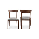 Leone Walnut Brown Dining Chair (Set of 2) by MOES at Eve Furniture