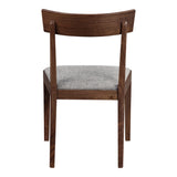 Leone Walnut Brown Dining Chair (Set of 2) by Moe's Home at Eve Furniture