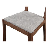 Leone Walnut Brown Dining Chair (Set of 2) by Moe's Home at Eve Furniture