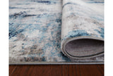 Leonelle Cream/Blue/Gray Large Rug by Ashley at Eve Furniture