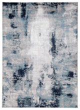 Leonelle Cream/Blue/Gray Large Rug by Ashley at Eve Furniture