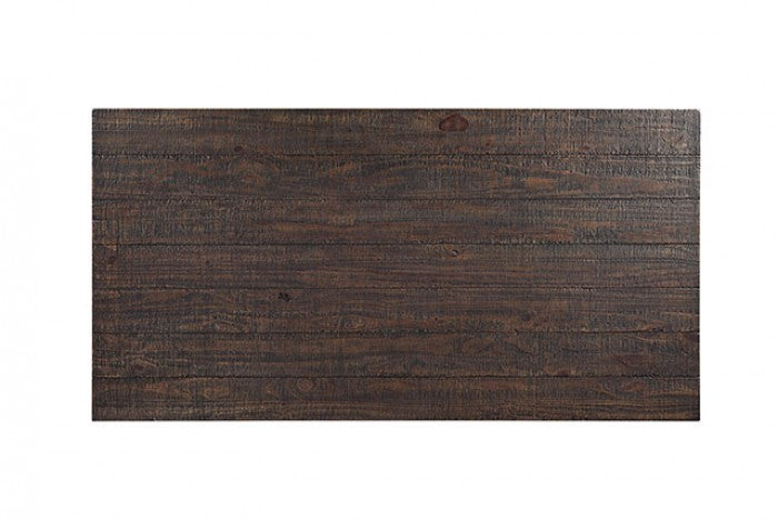 Leonidas Antique Black Dining Table by Furniture of America at Eve Furniture