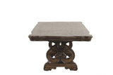 Leovanni Dark Brown 9-Piece Dining Room Set by Furniture of America at Eve Furniture