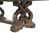 Leovanni Dark Brown 9-Piece Dining Room Set by Furniture of America at Eve Furniture