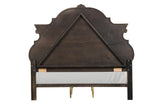 Leovanni Dark Brown Bombay King Bed by Furniture of America at Eve Furniture