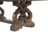 Leovanni Dark Brown Dining Table by Furniture of America at Eve Furniture