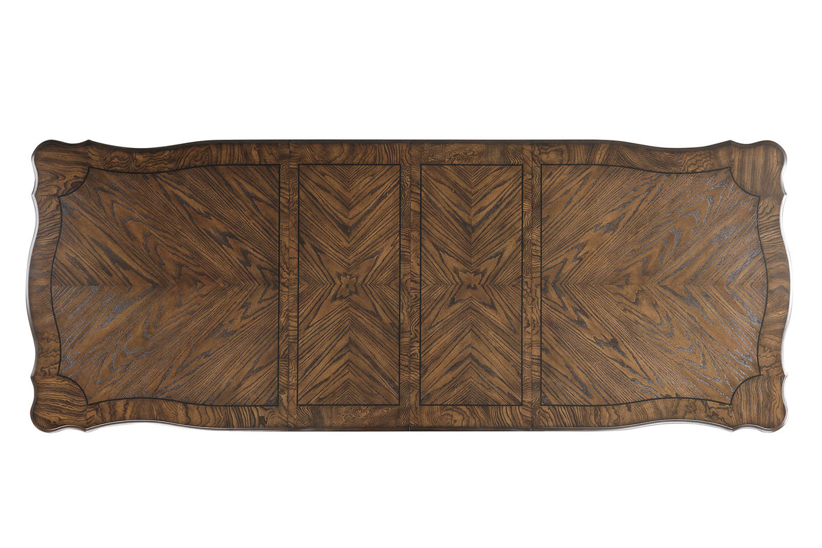 Leovanni Dark Brown Dining Table by Furniture of America at Eve Furniture