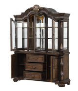 Leovanni Dark Brown Hutch and Buffet by Furniture of America at Eve Furniture