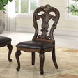 Leovanni Dark Brown Side Chair Set of 2 by Furniture of America at Eve Furniture
