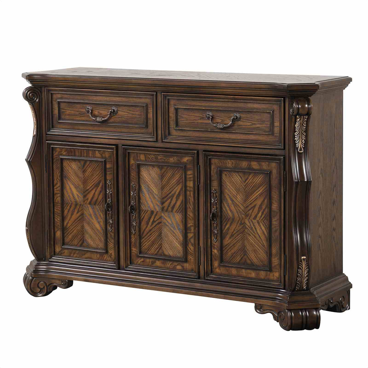 Leovanni Dark Brown Sideboard by Furniture of America at Eve Furniture