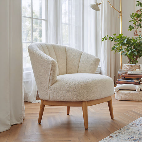 Leque Tawny Beige Accent Chair by Zuomod at Eve Furniture