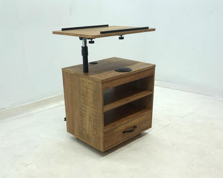 Lerma Mango 1-drawer Adjustable Tray Top Nightstand With Speaker by Coaster at Eve Furniture