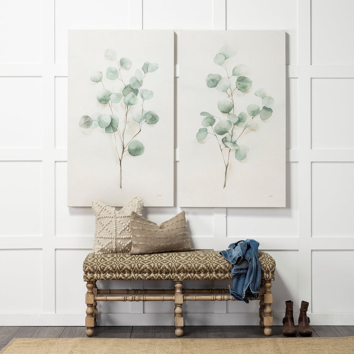 Leroy Cream Raised Pattern Detail Decorative Pillow Cover by Mercana at Eve Furniture