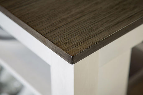 Lescles White/Gray 3 Pc Counter Ht Set (1 Table + 2 Chairs) by Furniture of America at Eve Furniture