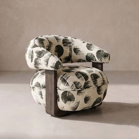 Lesta White / Copper Pink Accent Chair by Furniture of America at Eve Furniture