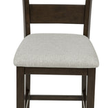 Lester Brown 5-Piece Counter Height Dining Set by Crown Mark at Eve Furniture