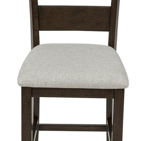Lester Brown 5-Piece Counter Height Dining Set by Crown Mark at Eve Furniture