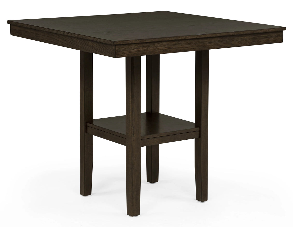 Lester Brown 5-Piece Counter Height Dining Set by Crown Mark at Eve Furniture