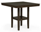 Lester Brown 5-Piece Counter Height Dining Set by Crown Mark at Eve Furniture