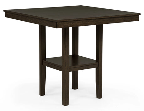 Lester Brown 5-Piece Counter Height Dining Set by Crown Mark at Eve Furniture