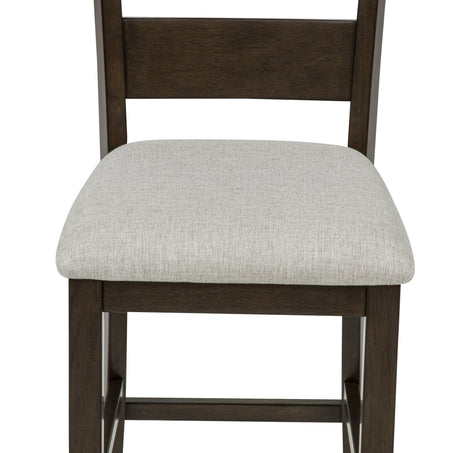 Lester Brown 5-Piece Counter Height Dining Set by Crown Mark at Eve Furniture