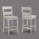 Lester Driftwood 5-Piece Counter Height Set by Crown Mark at Eve Furniture