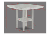 Lester Driftwood 5-Piece Counter Height Set by Crown Mark at Eve Furniture