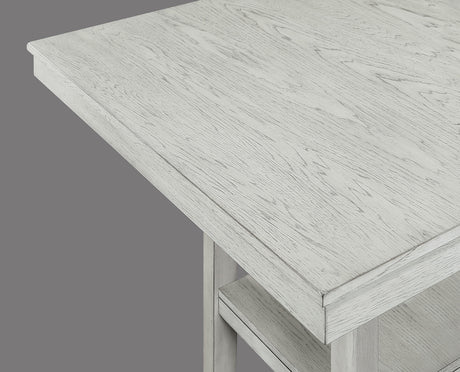 Lester Driftwood 5-Piece Counter Height Set by Crown Mark at Eve Furniture