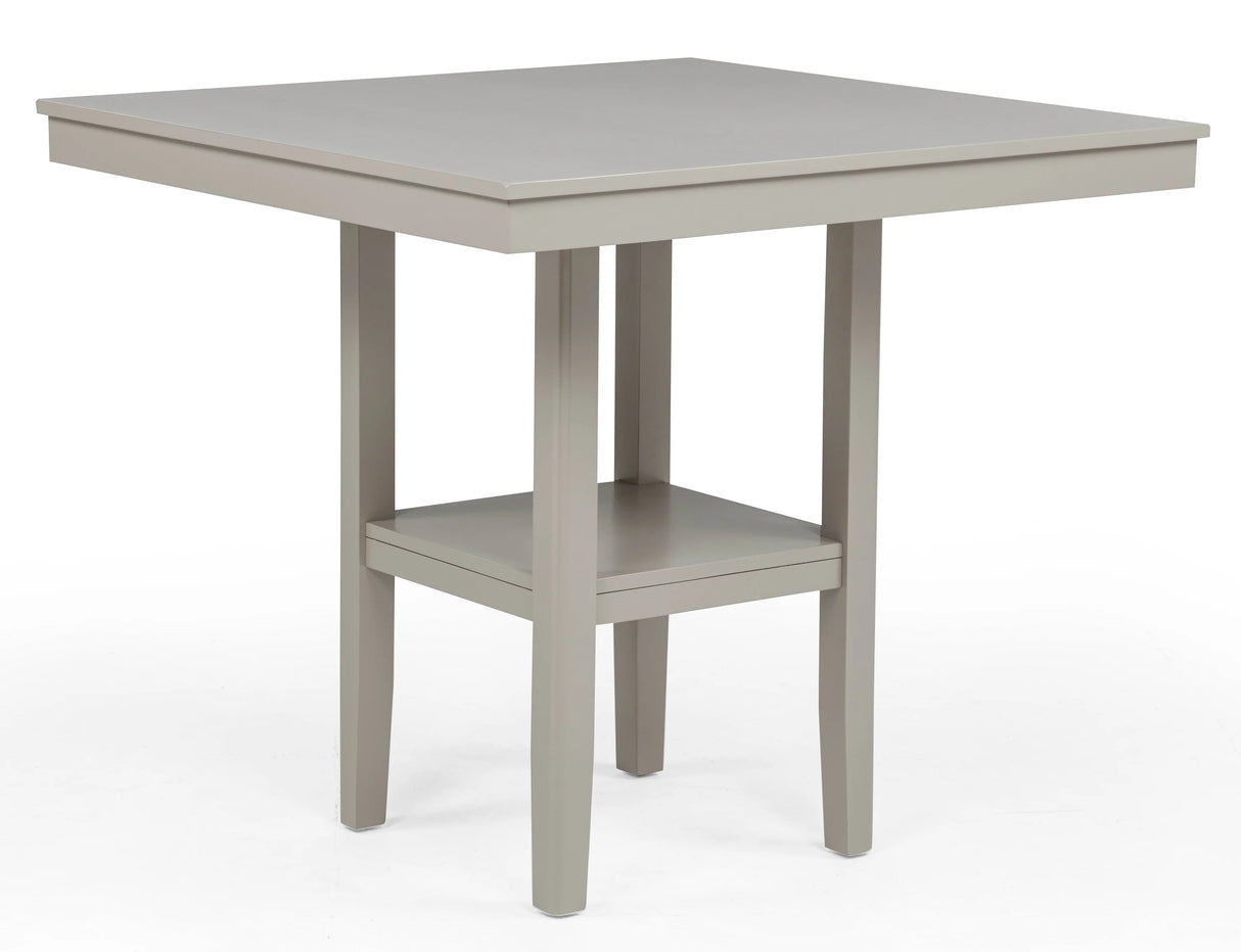 Lester Greige 5-Piece Counter Height Dining Set by Crown Mark at Eve Furniture