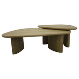 Lester Honey Oak HP0426 Nesting Table 2 Pc Set by Coaster at Eve Furniture