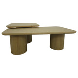Lester Honey Oak HP0426 Nesting Table 2 Pc Set by Coaster at Eve Furniture