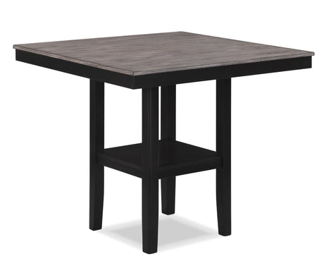 Lester Light Gray 5-Piece Counter Height Set by Crown Mark at Eve Furniture