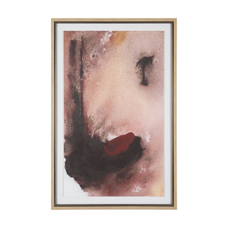 Let It Be by Ira Havuka Hand-Embellished Textured Framed Artwork Matted under Glass by Mercana at Eve Furniture